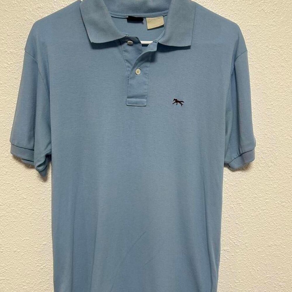 American-vintage Men's Blue Polo-shirts - Picture 1 of 5